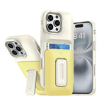 iPhone 16 Series Wallet Case with Sliding Card Holder and Kickstand