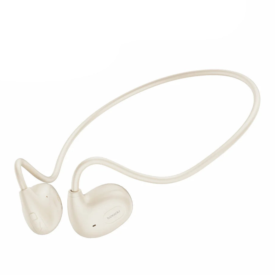 Toocki Gas Conduction Bluetooth 5.3 Lightweight Ear-Hook Wireless Headphones