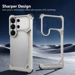 Aluminum TPU Kickstand Case with 90° Adjustable Metal Stand for Samsung Galaxy S26 Ultra