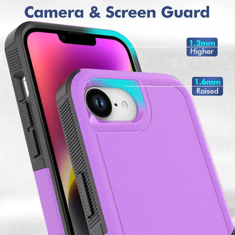 Anti-Drop PC + TPU Case for iPhone 16e
