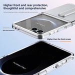 Protective Phone Case with Screen Protector & Glass Lens Film for Samsung Galaxy Z Flip 7