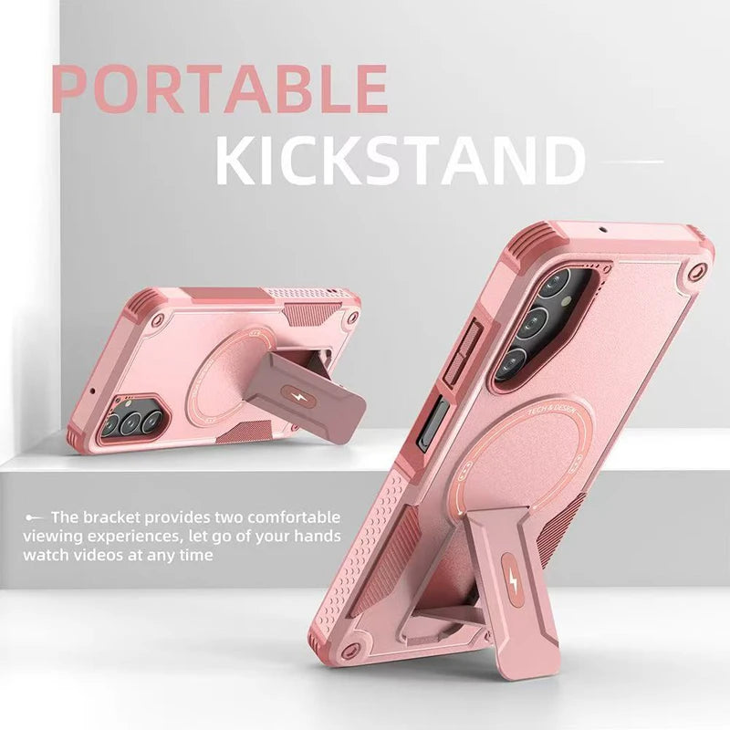Shockproof Magnetic Case with Kickstand for Samsung Galaxy A56