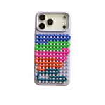 Cylindrical Labyrinth Silicone Phone Case for iPhone 17 Series