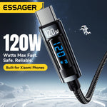 Essager 120W USB Type C PD Cable with LED Digital Display