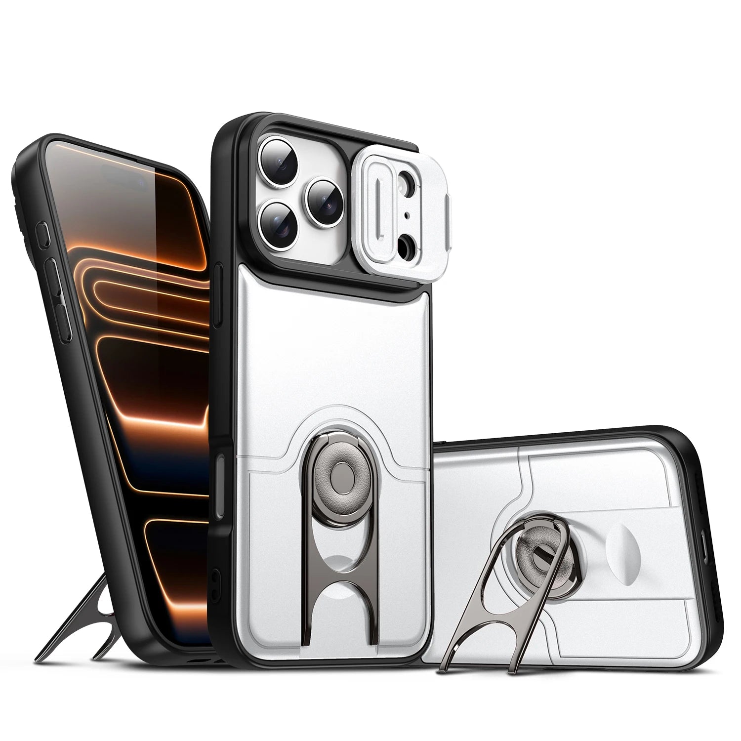 Premium Heavy-Duty Armor Case with Sliding Camera Cover for iPhone 17 Series