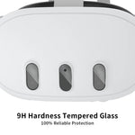 2-Pack Scratch-Resistant Lens Cover for Meta Quest 3 Camera