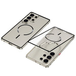 Slim Metal Frame Magnetic Case For Samsung Galaxy S24 Series