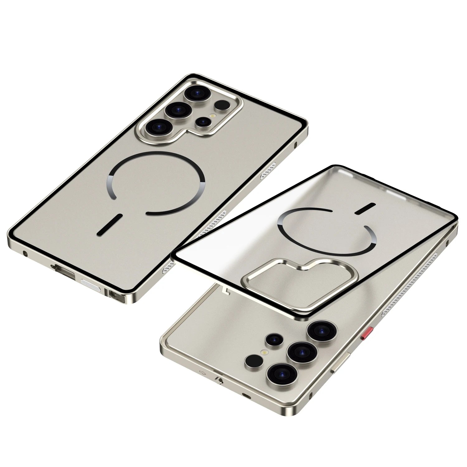 Slim Metal Frame Magnetic Case For Samsung Galaxy S24 Series