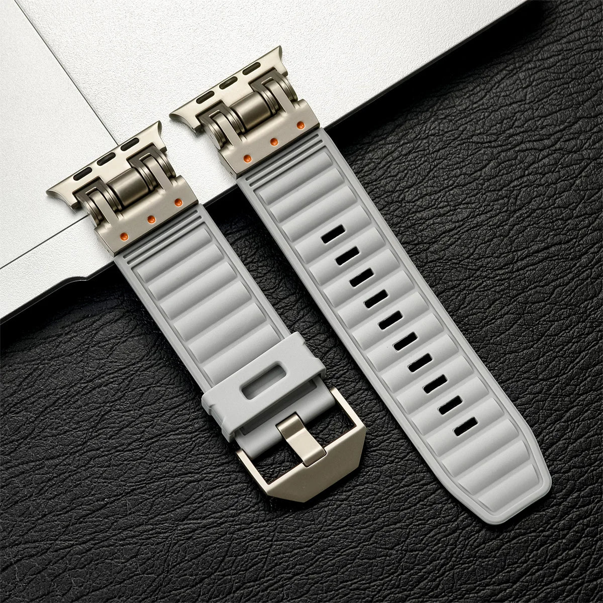 Heavy-Duty Silicone Sport Strap for Apple Watch