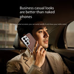 Luxury Business Magnetic Leather Protective Case for Samsung Galaxy S26 Series