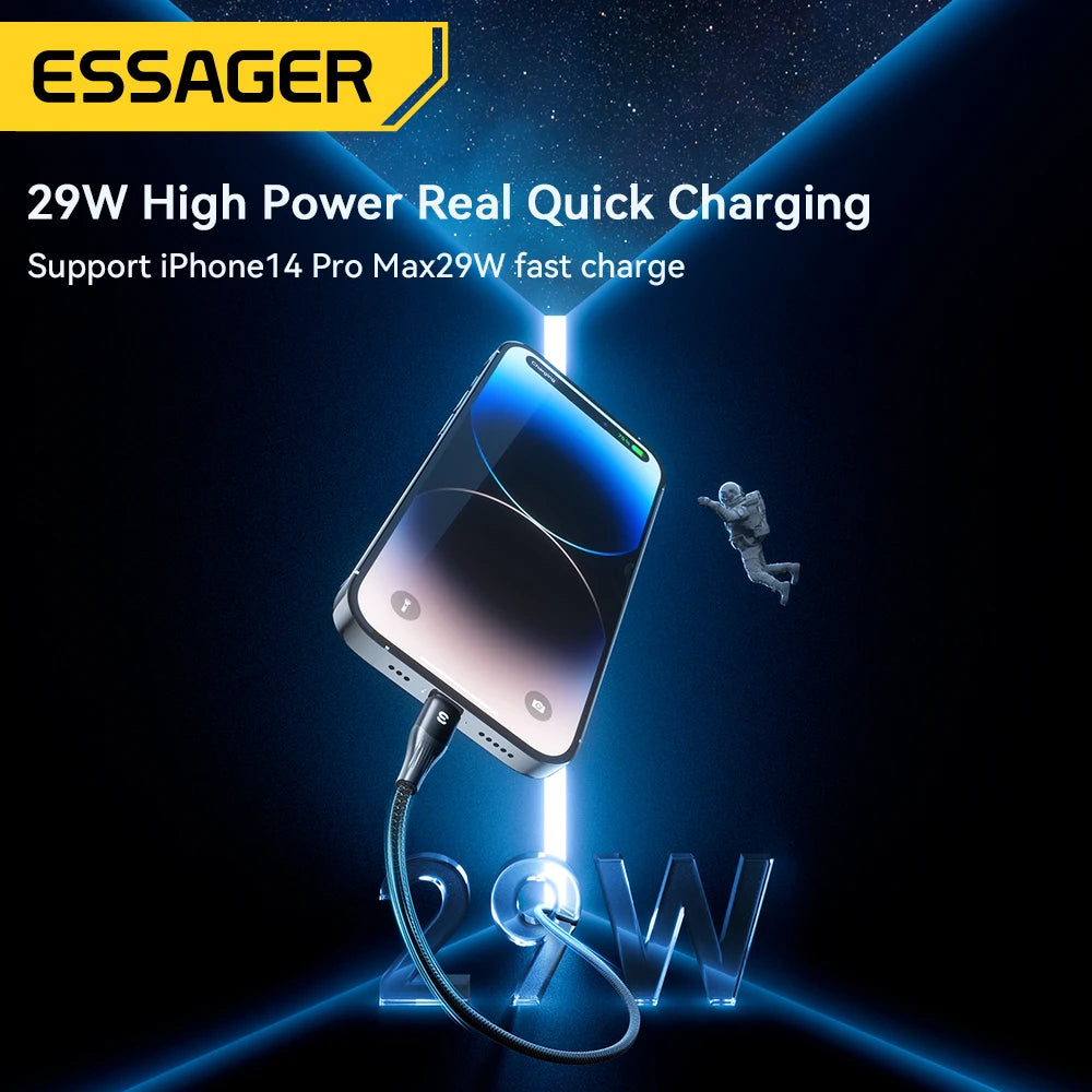 Essager USB Type-C to Lightning Data & Fast Charging Cable