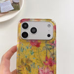 Sparkling Lotus Flower Shockproof Phone Case for iPhone 17 Series