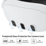 2-Pack Scratch-Resistant Lens Cover for Meta Quest 3 Camera