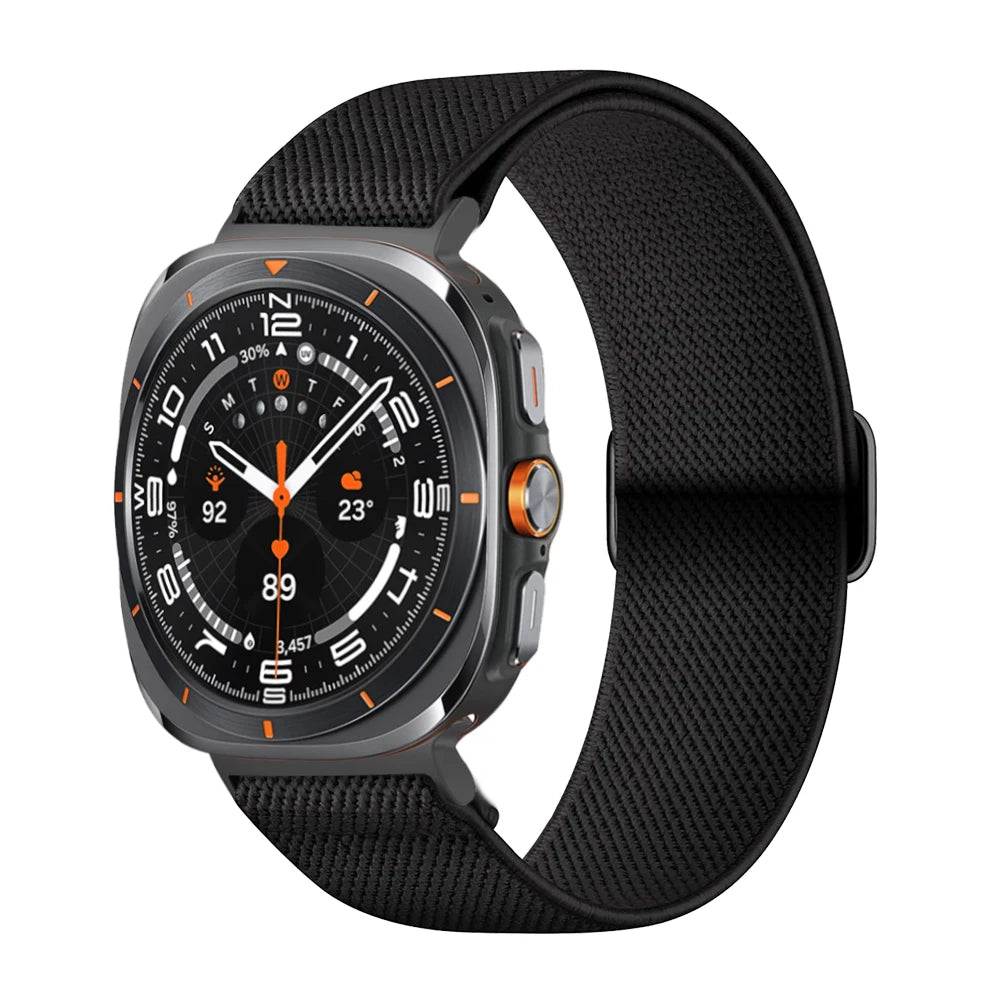Elastic Nylon Scrunchie Strap for Samsung Galaxy Watch Ultra