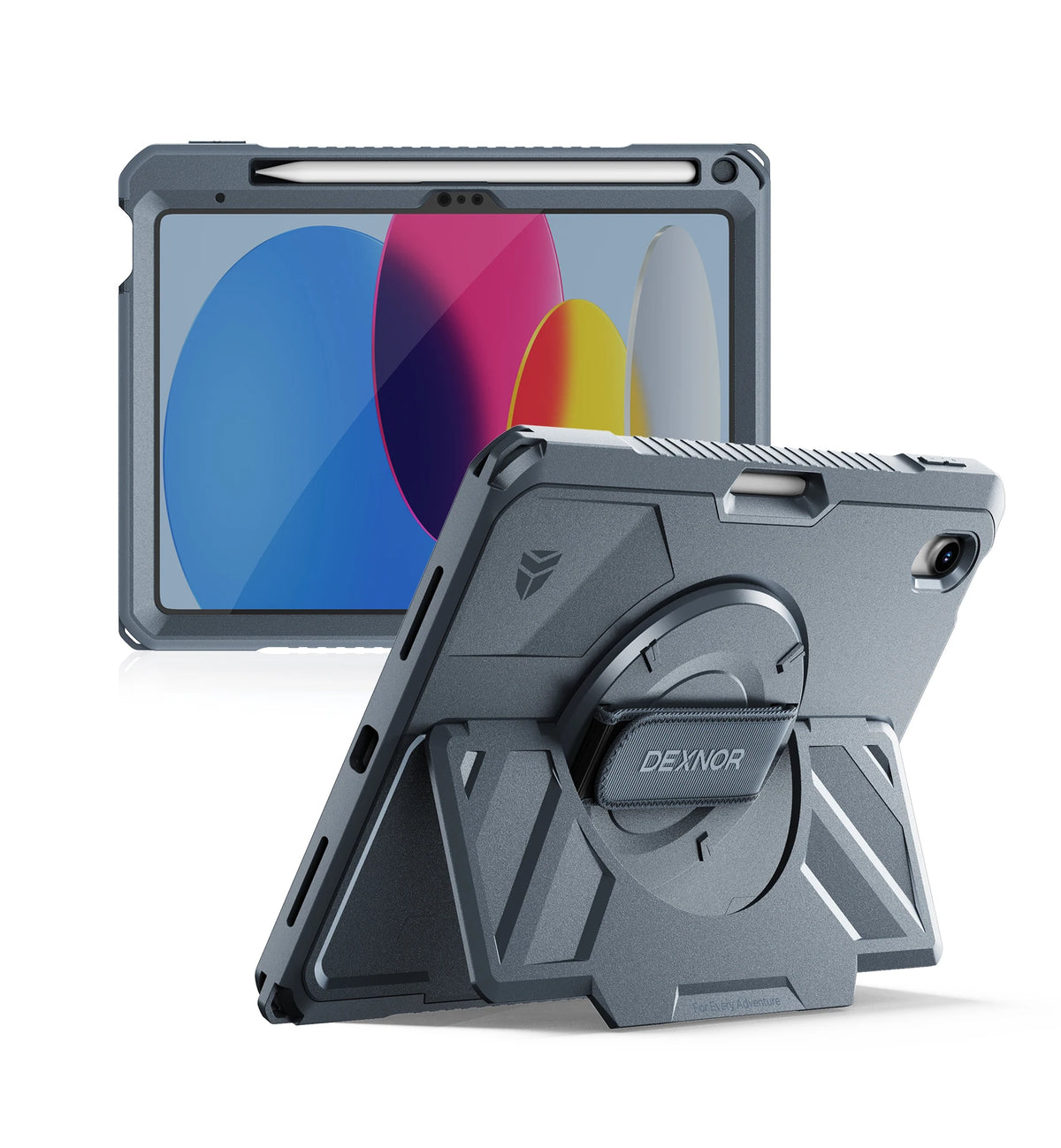 Shockproof Case with 360° Rotating Hand Grip for iPad 11th Generation