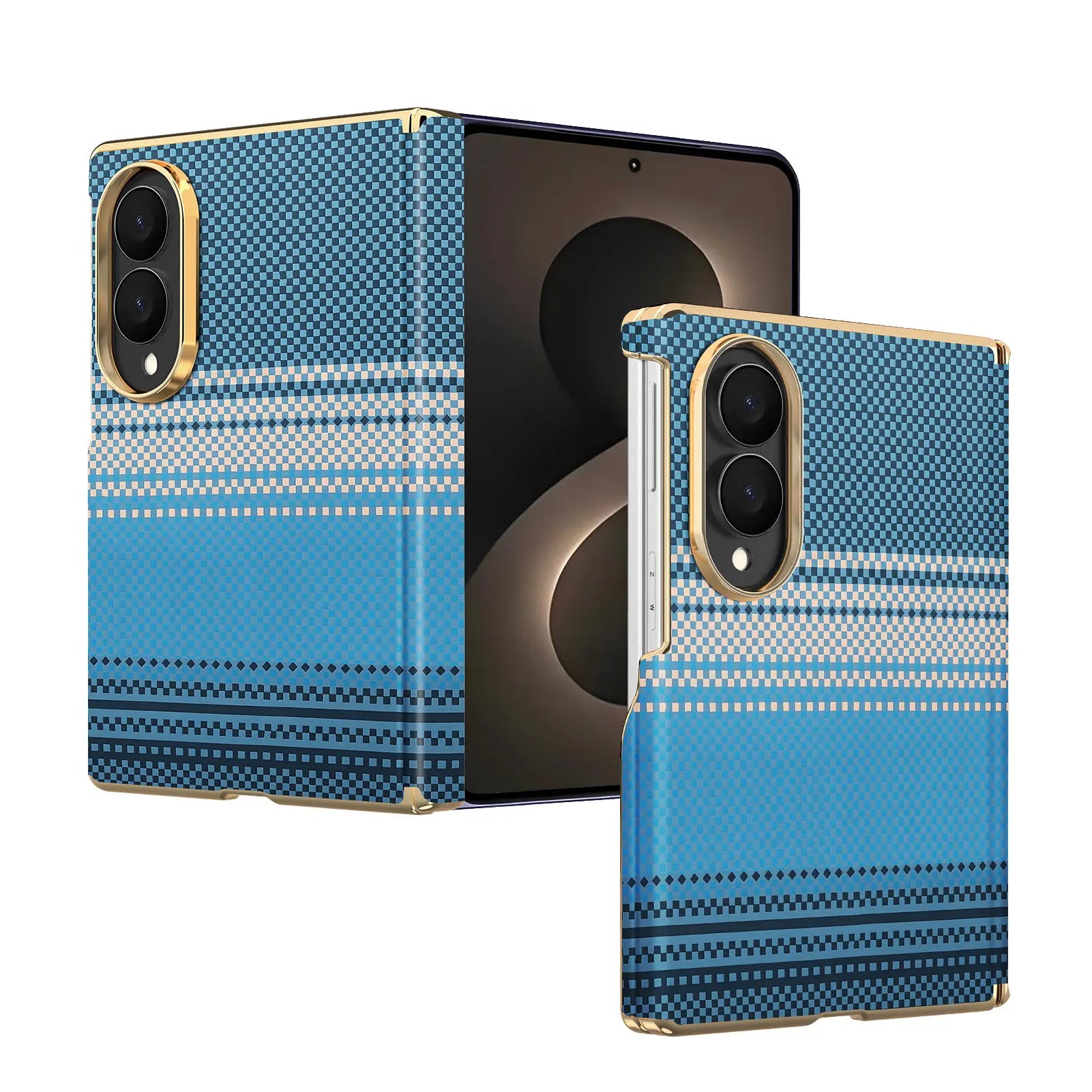 Luxury Magnetic Carbon Fiber Case for Samsung Galaxy Z Fold 8