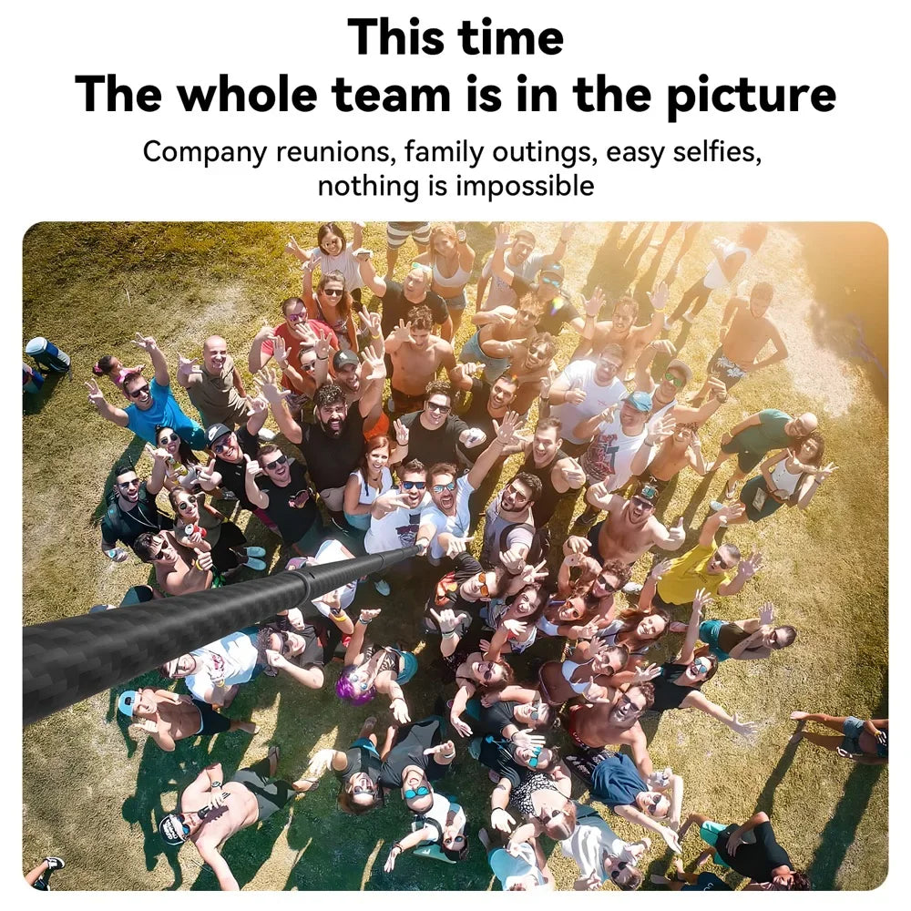 3M Carbon Fiber Selfie Stick for Action Cameras