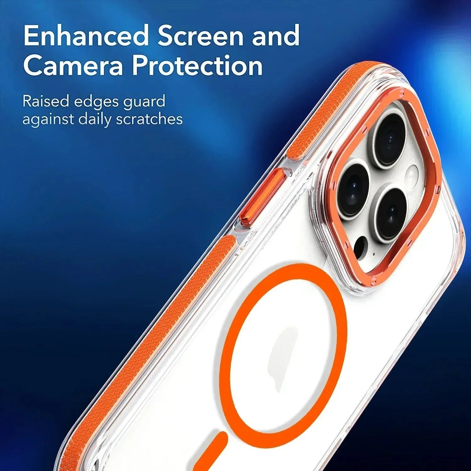Shockproof MagSafe Clear Case for iPhone 16 Series