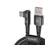 Toocki 6A USB-C 90° Fast Charge Cable
