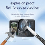 TELESIN Tempered Glass Screen Protector for DJI Osmo Action 3 – Ultimate Protection