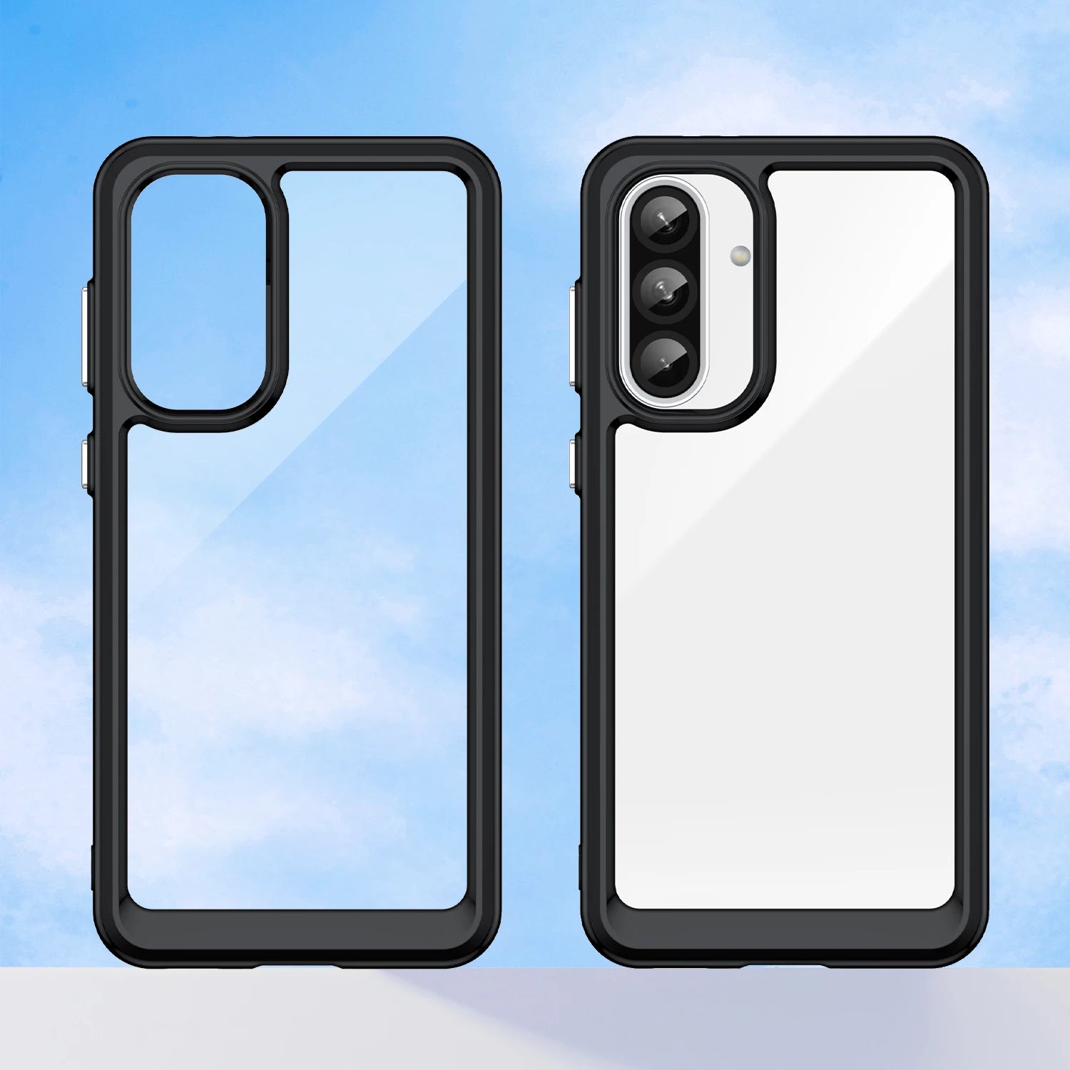 Samsung Galaxy A36 Clear Hard Case with Translucent Back Shell