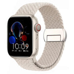 Stretchable Braided Solo Loop with Magnetic Closure for Apple Watch