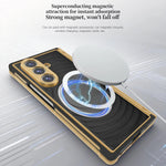 Samsung Galaxy Z Fold 7 Premium Magnetic Leather Case