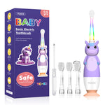 Yunchi K3 Kids Sonic Electric Toothbrush with 4 Brush Heads