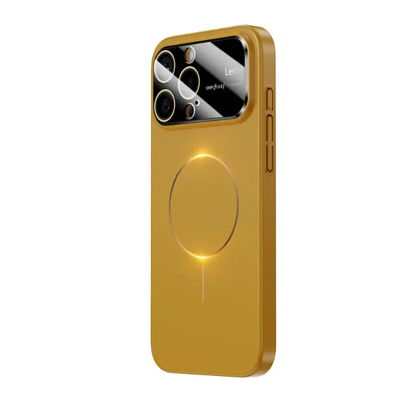 Hard Shell MagSafe Case with Lens Film Window for iPhone 16 Series