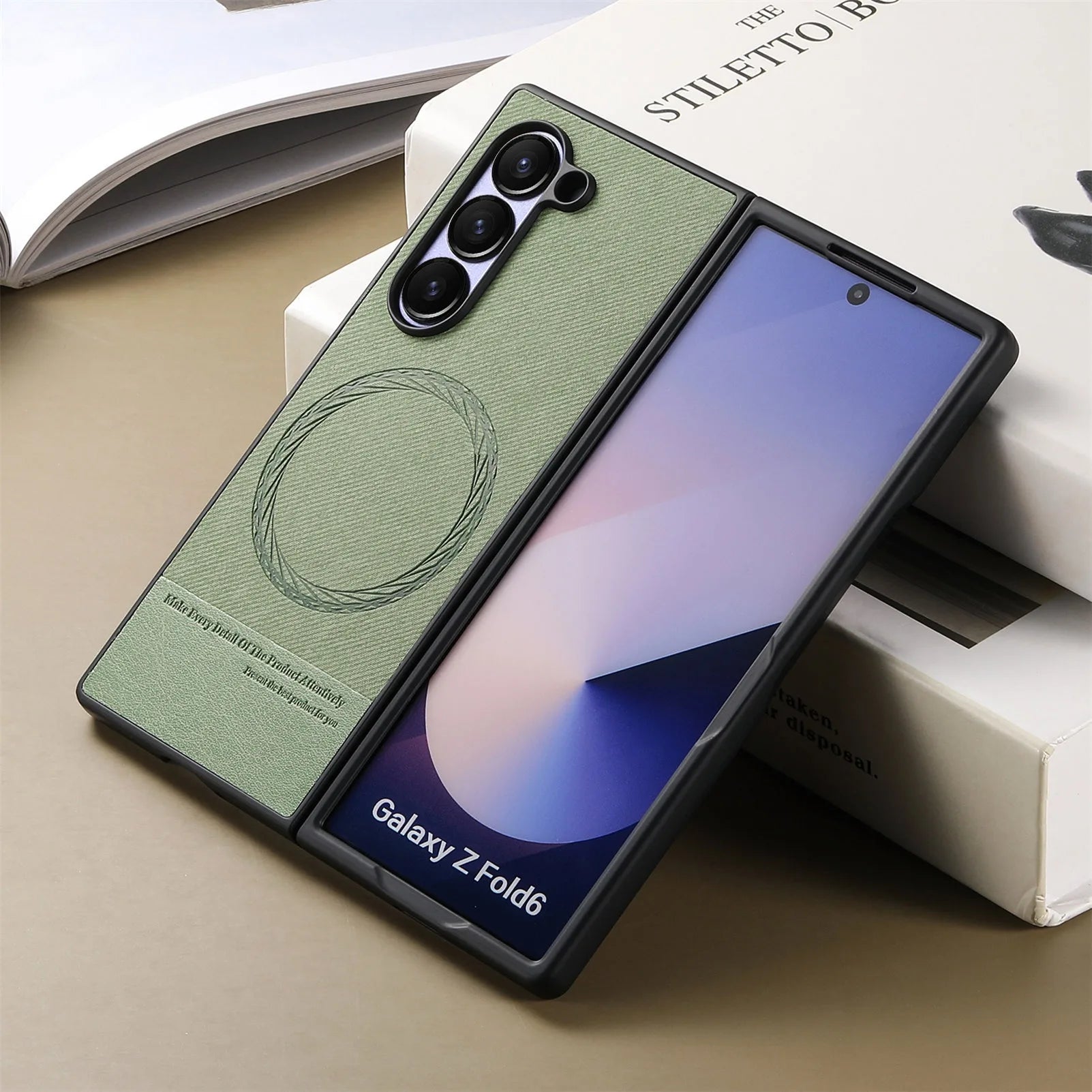 Premium Magnetic Leather Case for Samsung Galaxy Z Fold 6