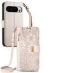 Crossbody Leather Wallet Case for Google Pixel 9 Series