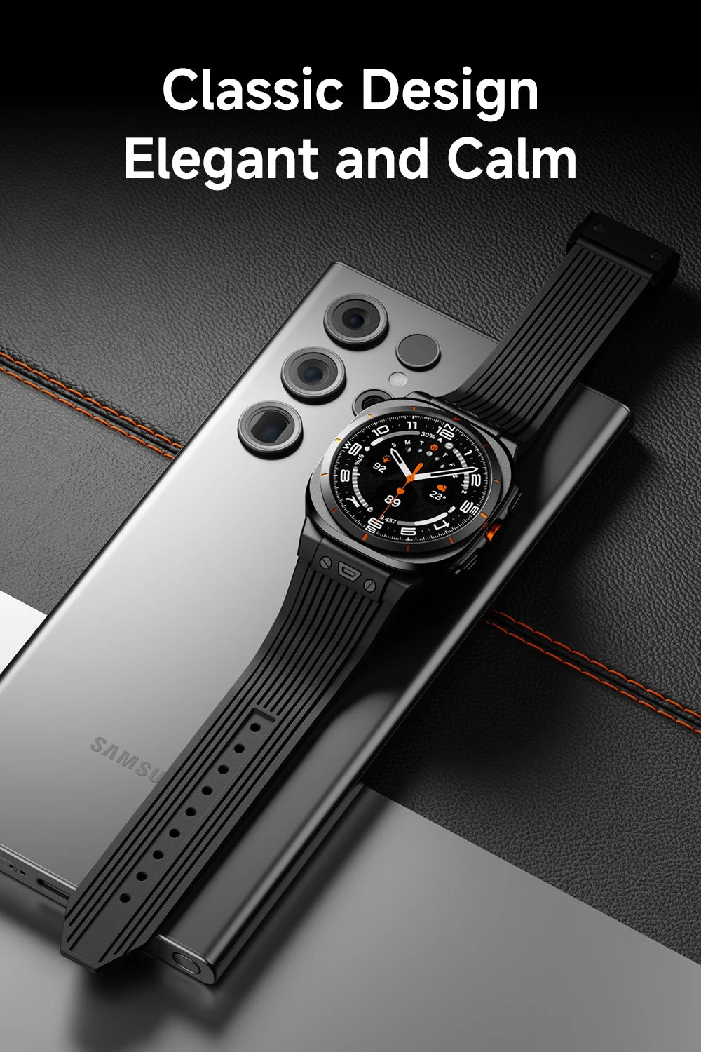 Soft Silicone Strap for Samsung Galaxy Watch Ultra