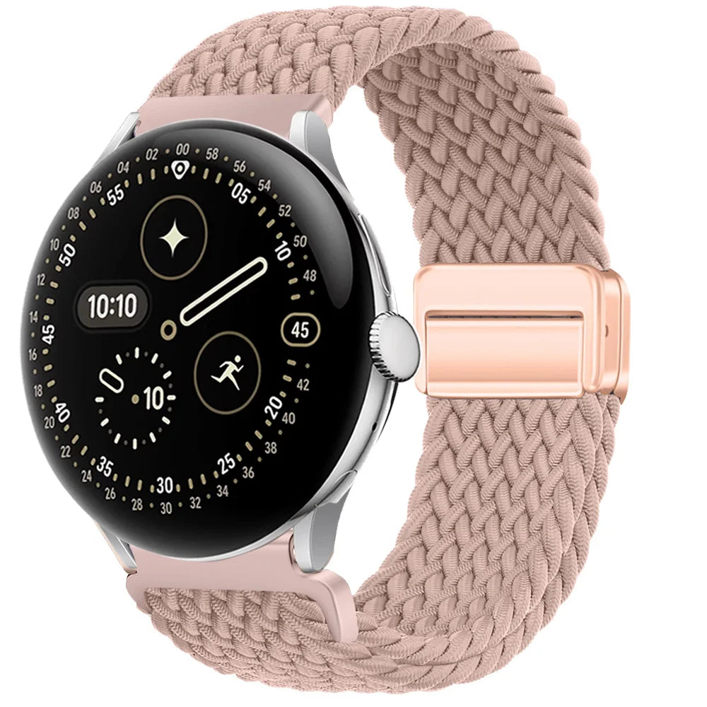 Breathable Nylon Braided Band for Google Pixel Watch 3