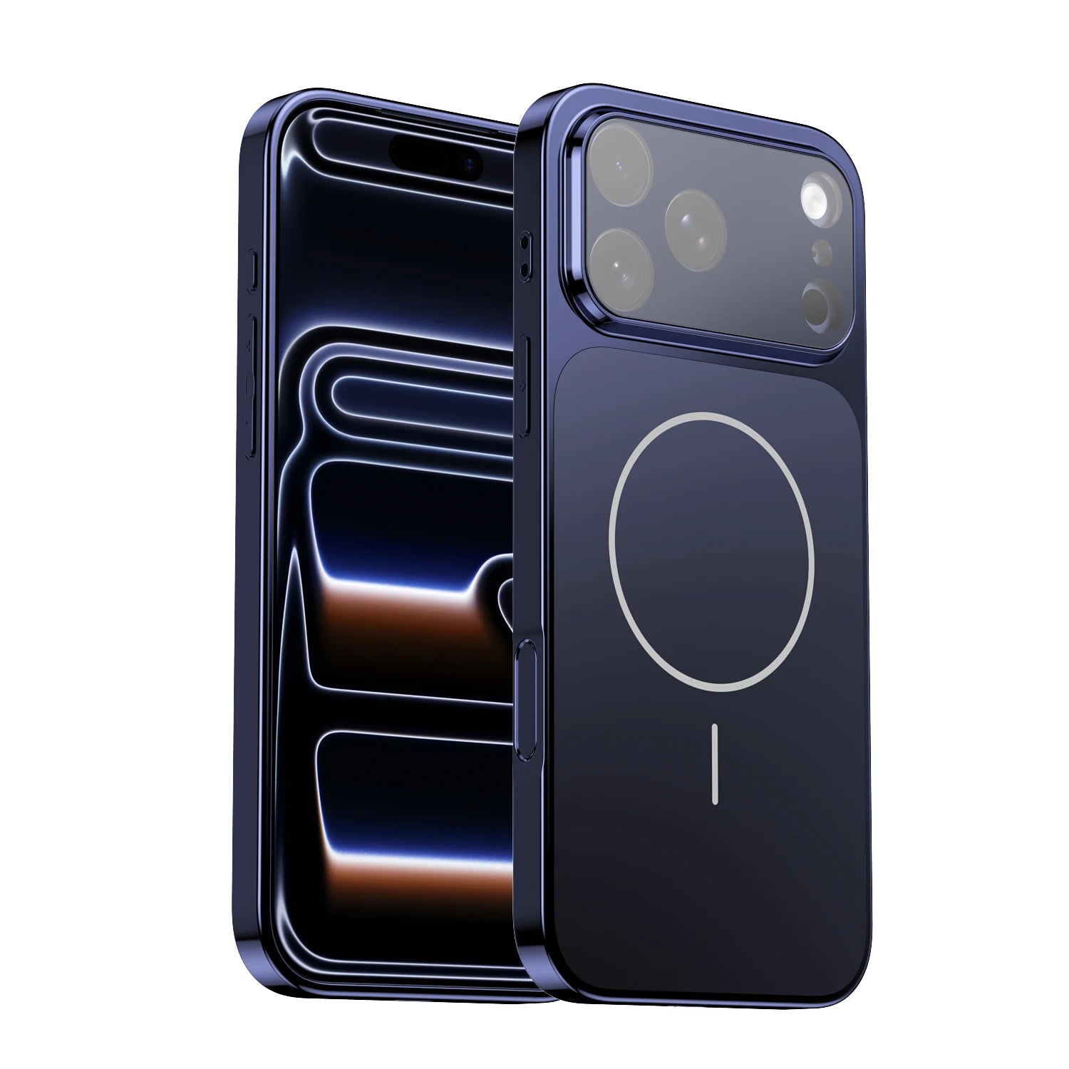 Business-Style Solid Color MagSafe Case for iPhone 17 Series