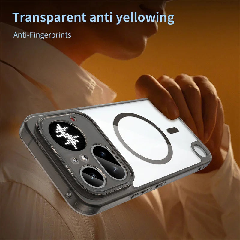 Clear Flexible Magnetic Case for Nothing Phone 4a / 4a Pro