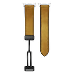 Hybrid Leather Silicone Bracelet for Samsung Galaxy Watch 8 / Galaxy Watch 8 Classic