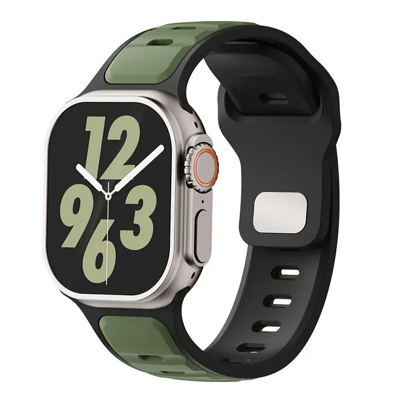 Skin-Friendly Soft Silicone Sport Band for Apple Watch