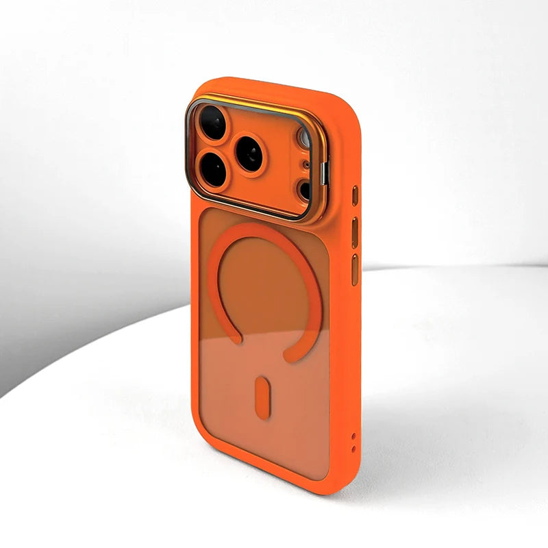 Translucent Acrylic MagSafe Case with Alloy Lens Bracket for iPhone 17 Pro & iPhone 17 Pro Max