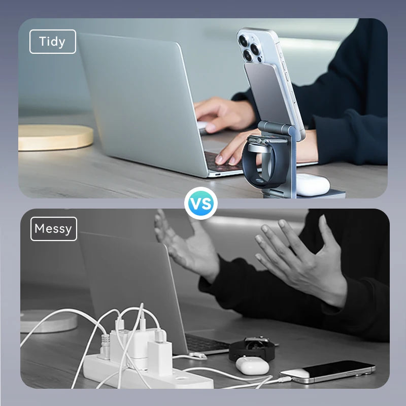 VENTION 3-in-1 Magnetic Wireless Charger