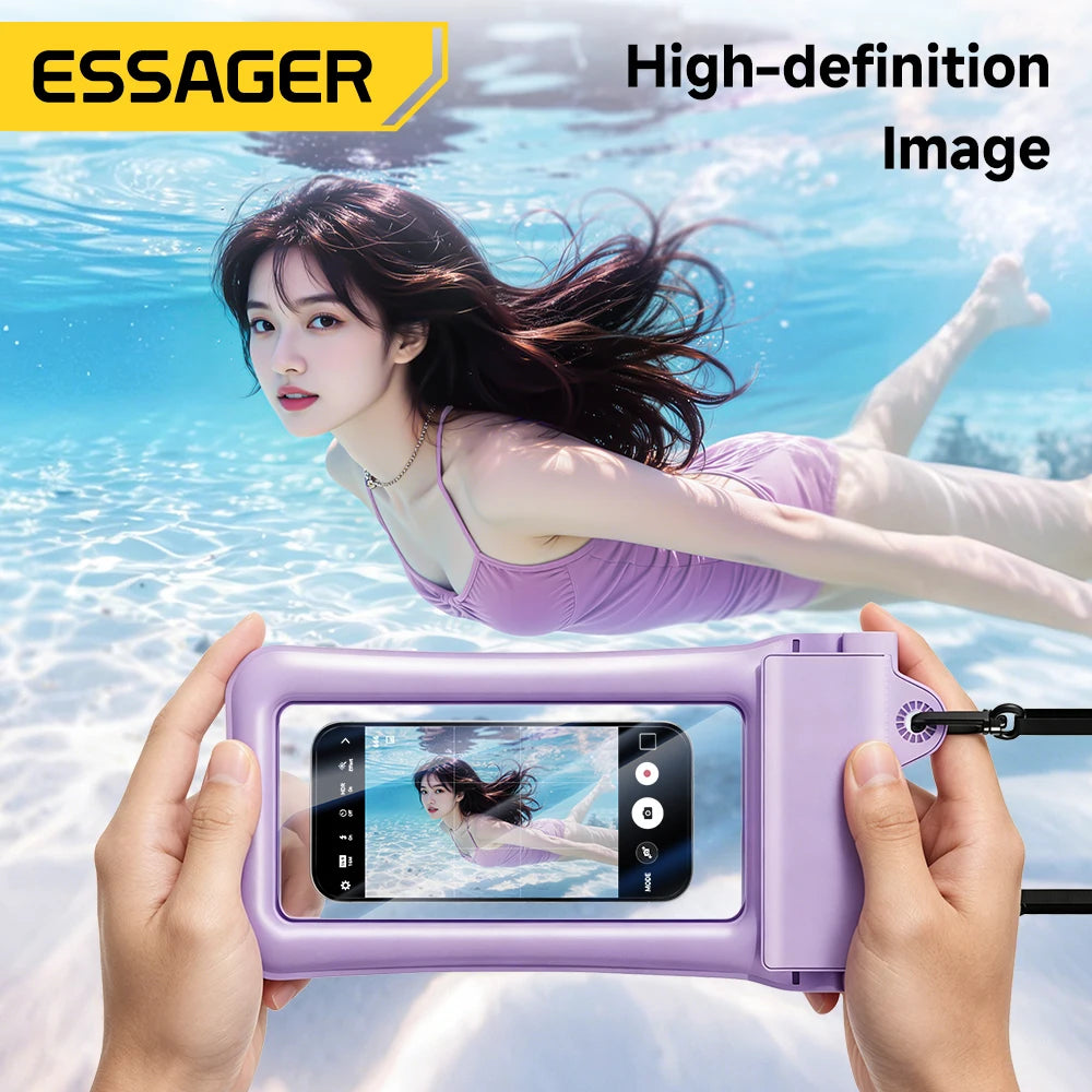IPX8 Floating Airbag Waterproof Phone Pouch