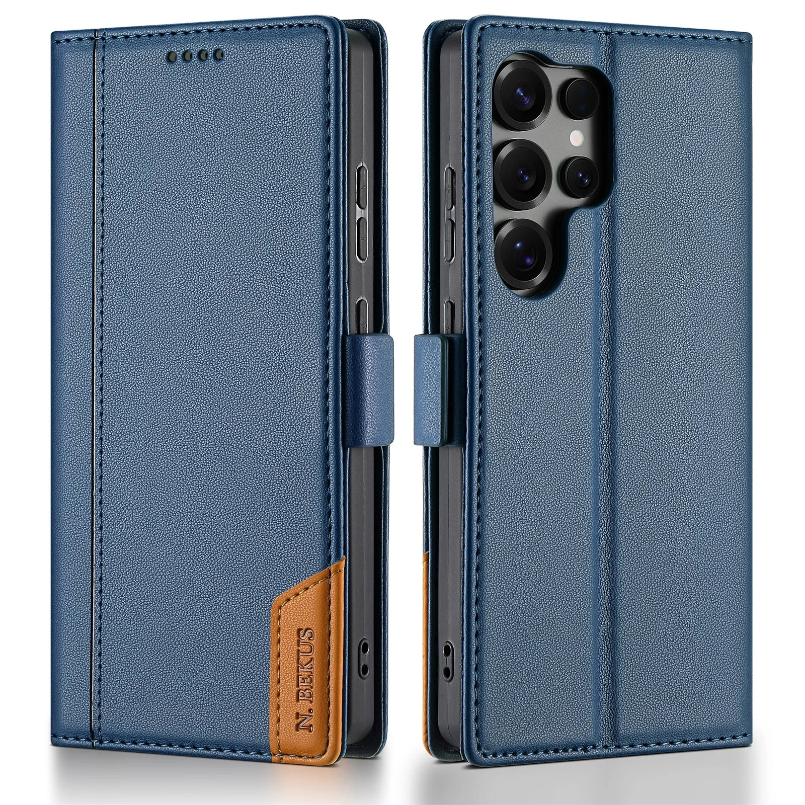 Luxury Leather RFID Wallet Case for Samsung Galaxy S26 Series