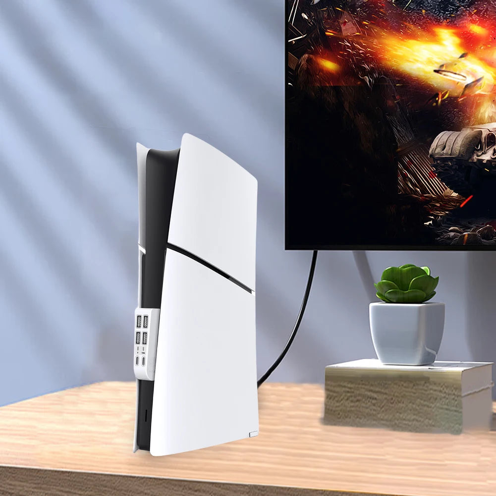 PlayStation 5 Slim 6-Port USB and USB-C Expansion Hub