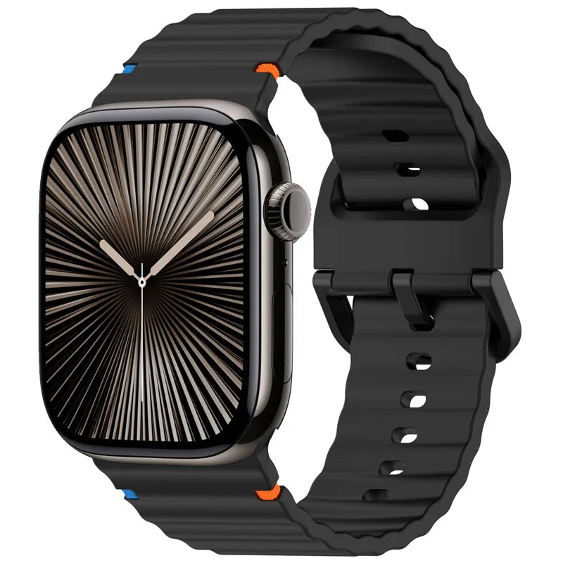 Flexible Silicone Watch Band for Apple Watch