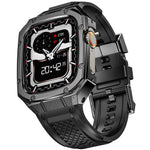Protective Metal Bumper Case with Rubber Band for Apple Watch
