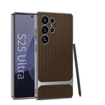 Woven Texture Leather Case for Samsung Galaxy S25 Ultra