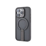 Honeycomb Mesh Hard Case with MagSafe & Kickstand for iPhone 15 Series