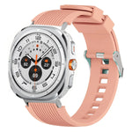 Stripe Textured Silicone Wristband for Samsung Galaxy Watch Ultra and Samsung Galaxy Watch Ultra (2025)