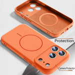 Soft-Touch Liquid Silicone MagSafe Case for iPhone 17 Series