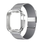 Milanese Loop Band with Protective Case for Apple Watch