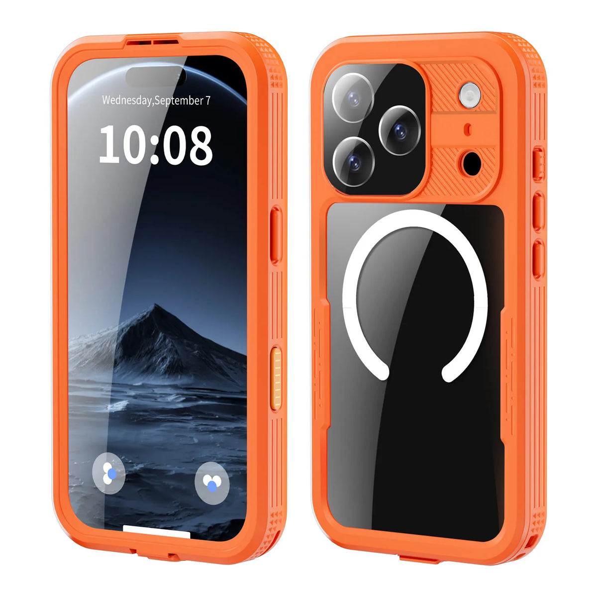 IP68 Waterproof MagSafe Case with Reinforced Corners for iPhone 18 Series